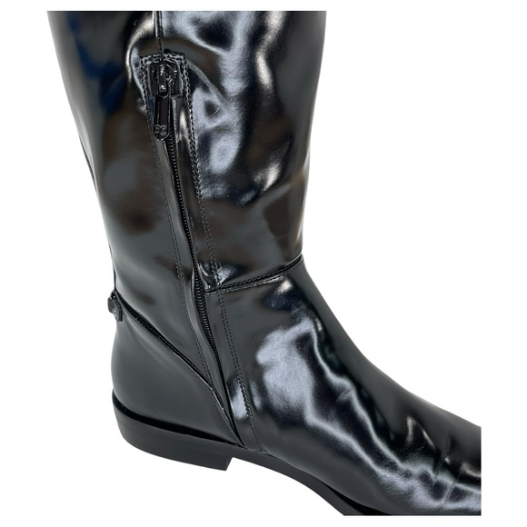 Sam Edelman Cesar Black Snip-Toe Knee High Womens Riding Boots Size 9.5M - Picture 8 of 14